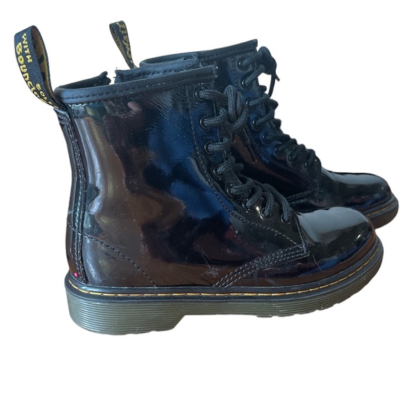 Dr. Martens Delaney Leather Black Size 2 - Picture 3 of 9